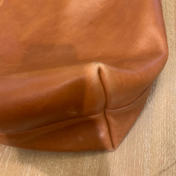 Madewell  Small Brown   Zip  TopTransport Tote - Picture 12 of 16